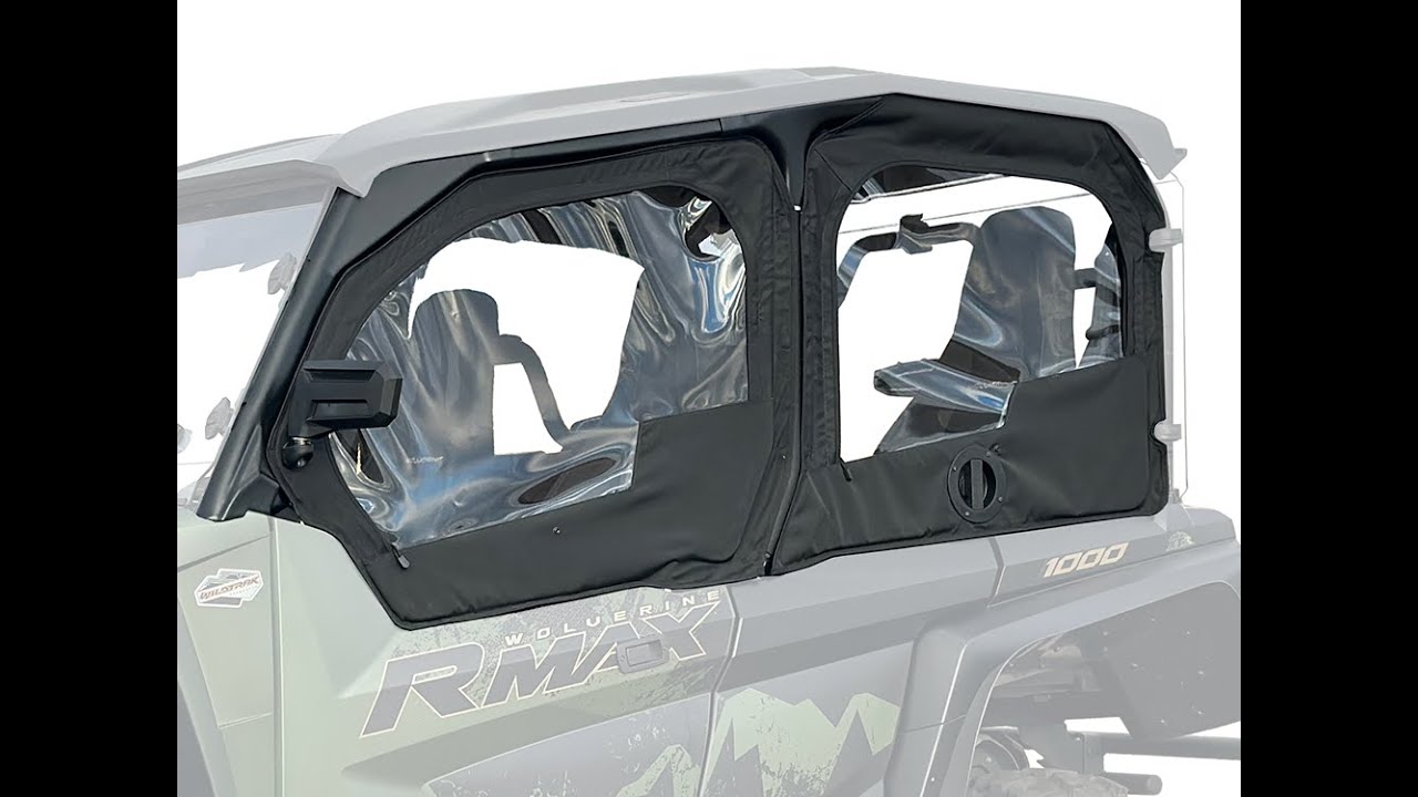 Yamaha Wolverine RMAX-4 Framed Upper Door Kit - Spike Powersports