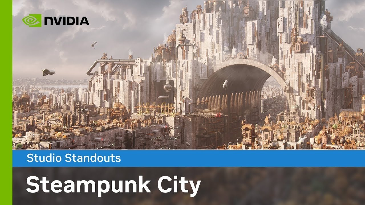 スチームパンクシティ：スチームパンク系デジタルアート作品集
