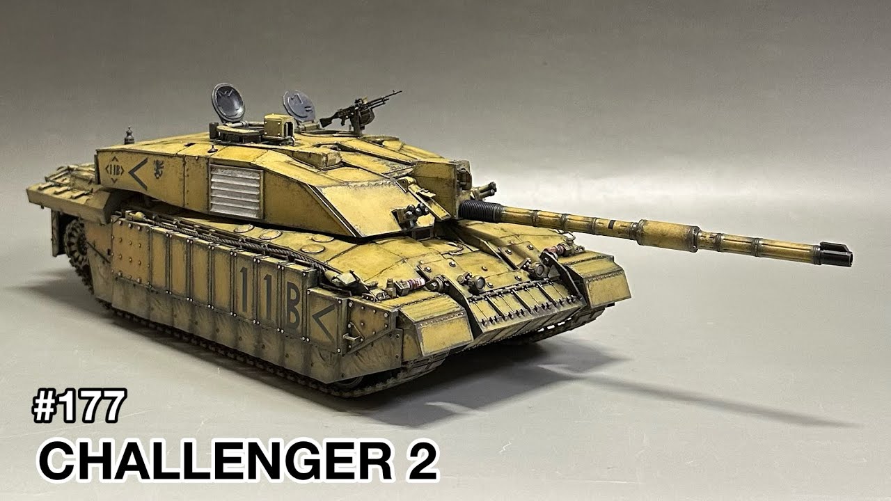177 [戦車 プラモデル] TAMIYA 1/35 CHALLENGER2 assembly to finish