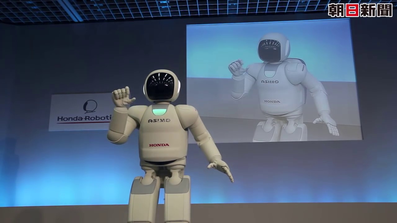 ホンダが二足歩行ロボット「アシモ」を4年ぶりに改良し発表 - YouTube