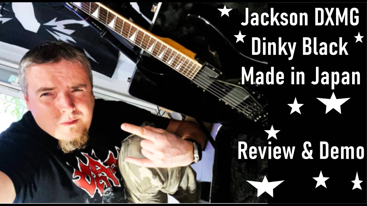 Jackson DXMG Dinky Black | Made in Japan | Test | Review and Demo
