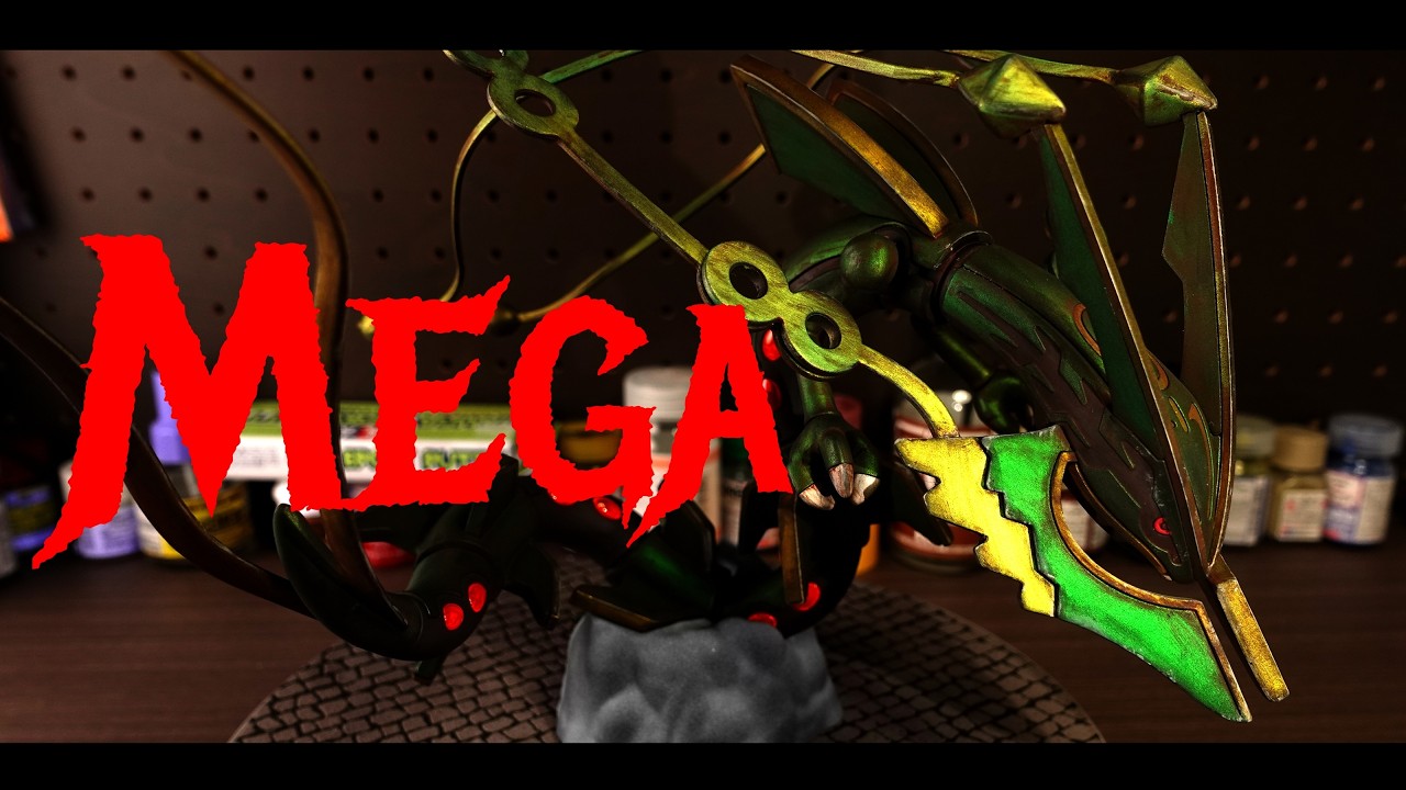 PokePla] Create a Mega Rayquaza with candy paint and weathering