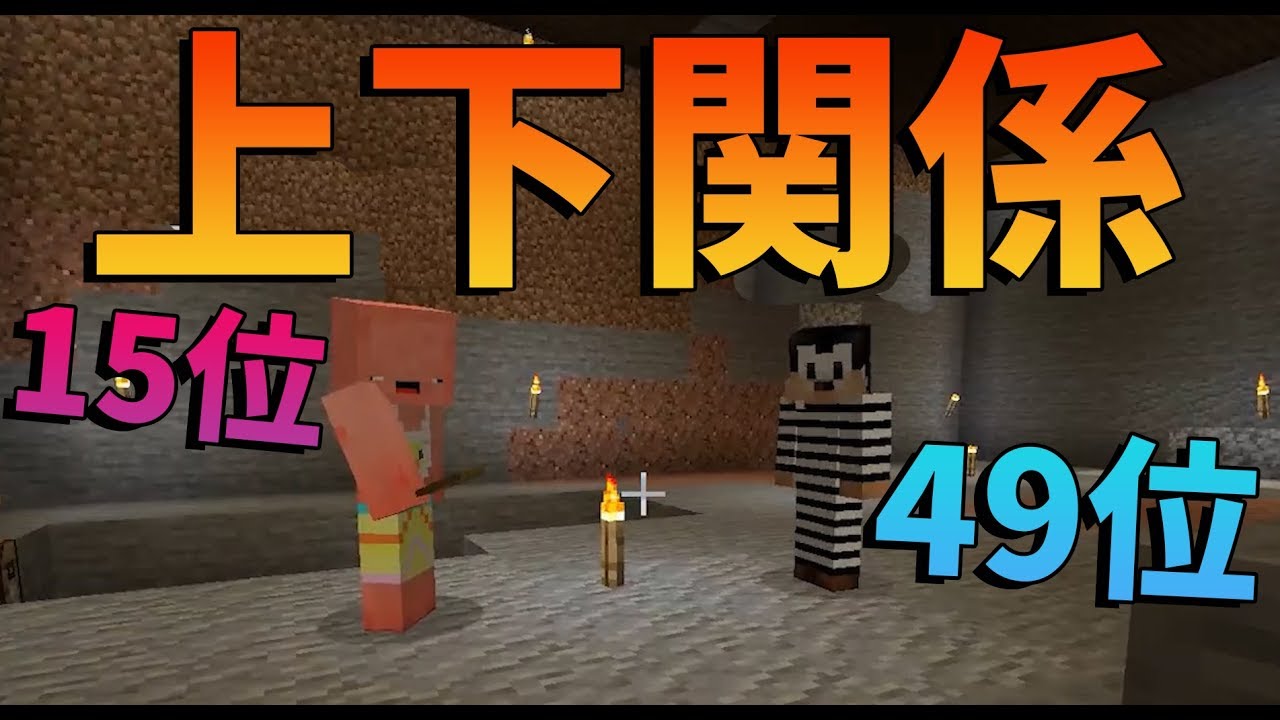 人気投票の結果で下剋上が起きてしまいました -新50人クラフト#2-6