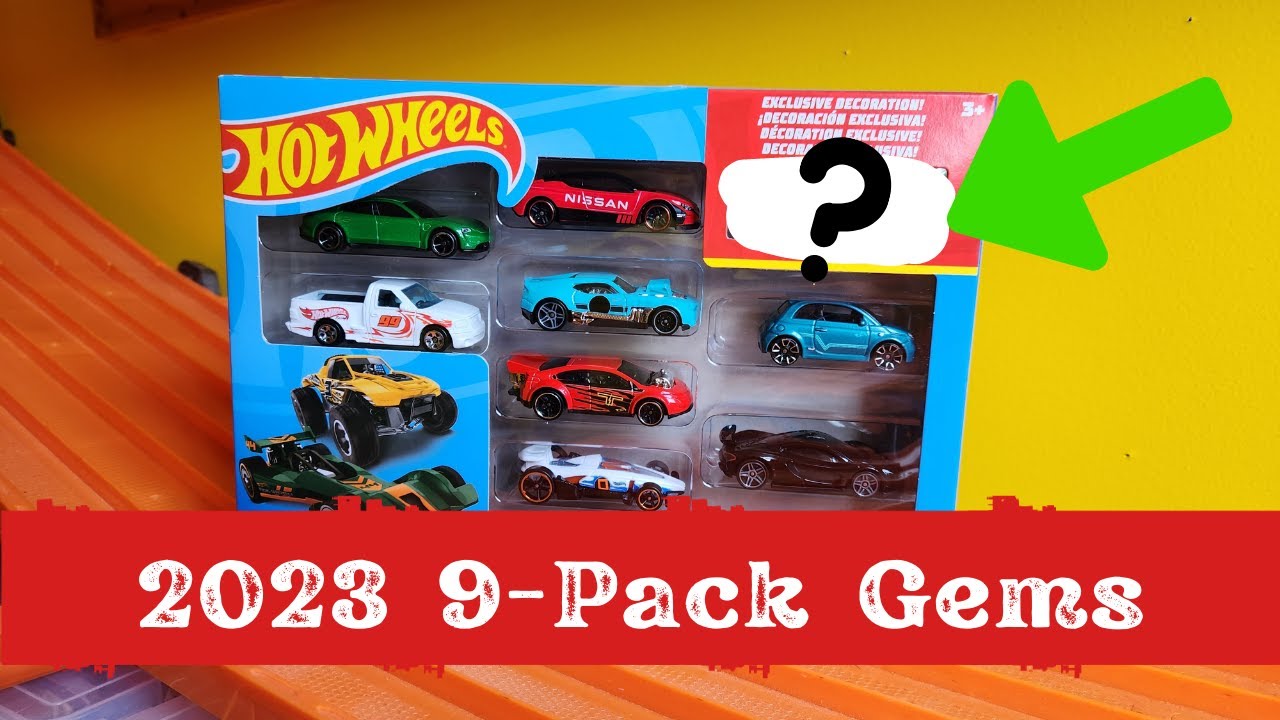 Opening 2023 Hot Wheels 9-Packs with Exclusive Nissan 300 zx - YouTube