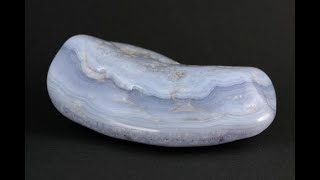 ブルーレースアゲート 原石 磨き 254g｜天然石 通販キラリ石