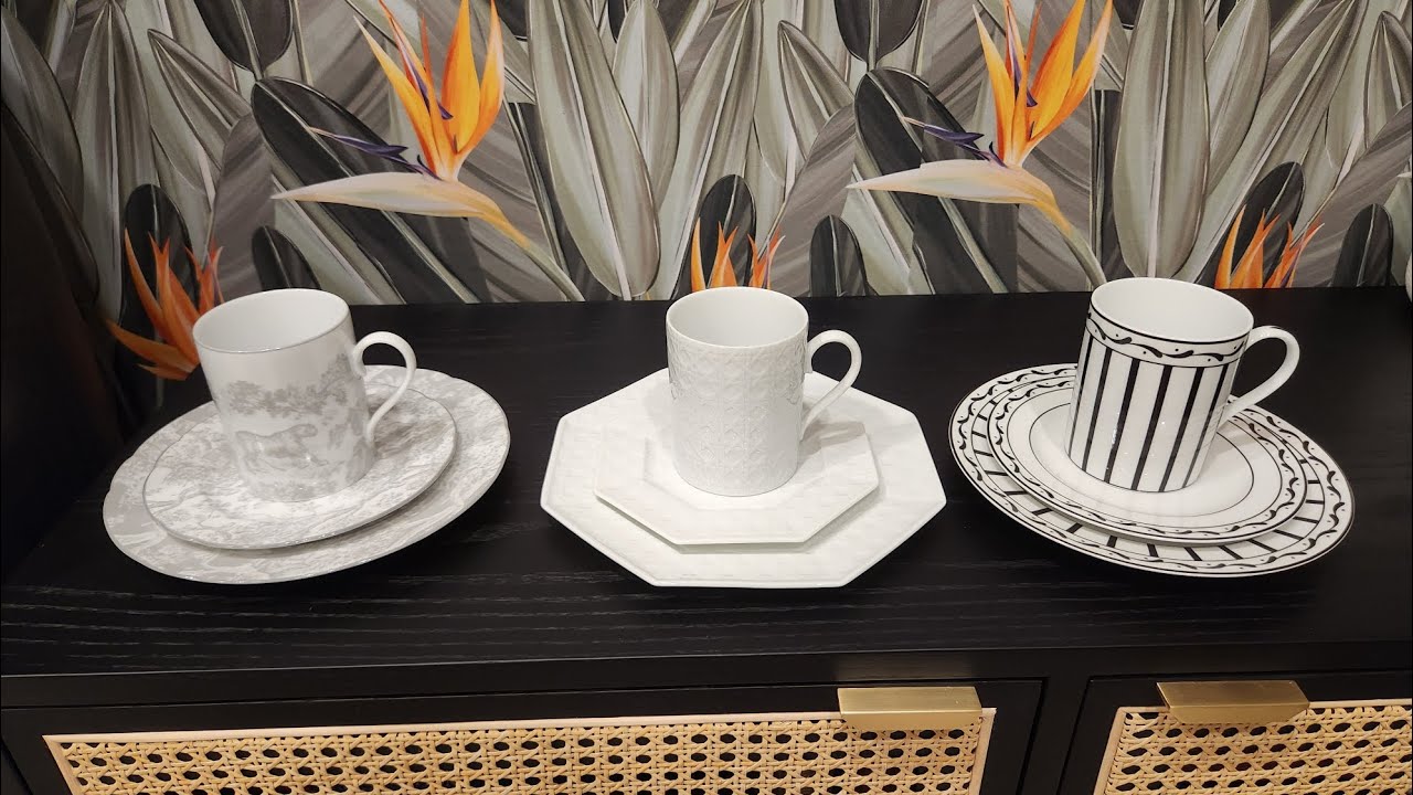 my dior tableware collection! - YouTube