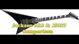 Jackson Randy Rhoads JS32T vs RR3 Comparison - YouTube