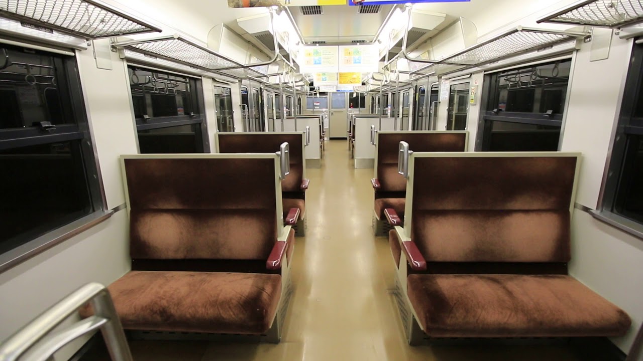 JR阪和線 113系3501H 長滝～新家 車内風景 JR Hanwa Line Nagataki