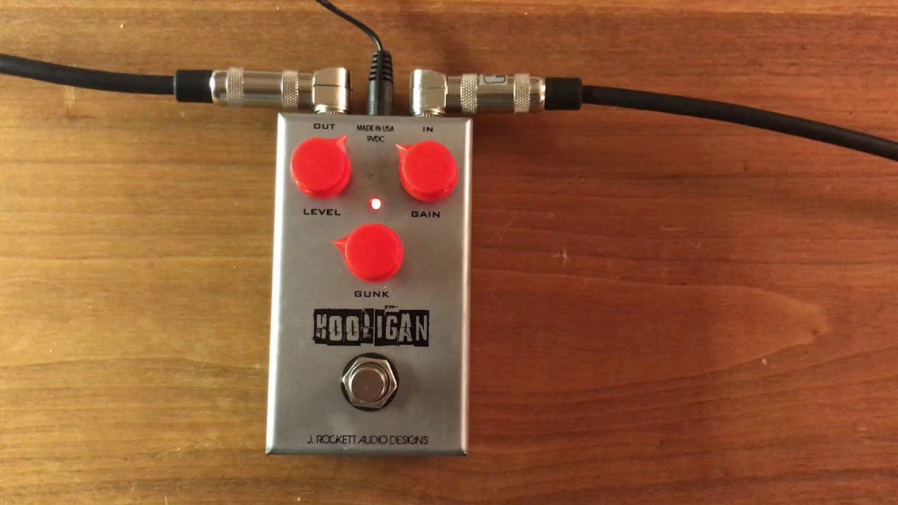 J. Rockett Hooligan Fuzz 'Mud Buster' C6 Pedal Mod - YouTube