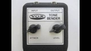 VINTAGE VOX TONEBENDER FUZZ PEDAL AUDIO DEMONSTRATION - YouTube