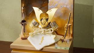 D-10 19246 4GR-S15-Z 人形の久月 五月人形 獅狛之兜収納飾り ご紹介