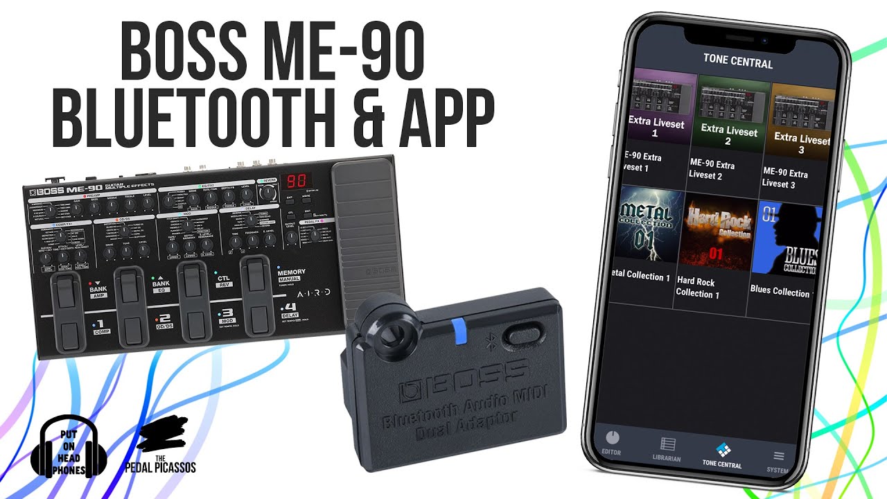 BOSS ME-90 Bluetooth & App - YouTube