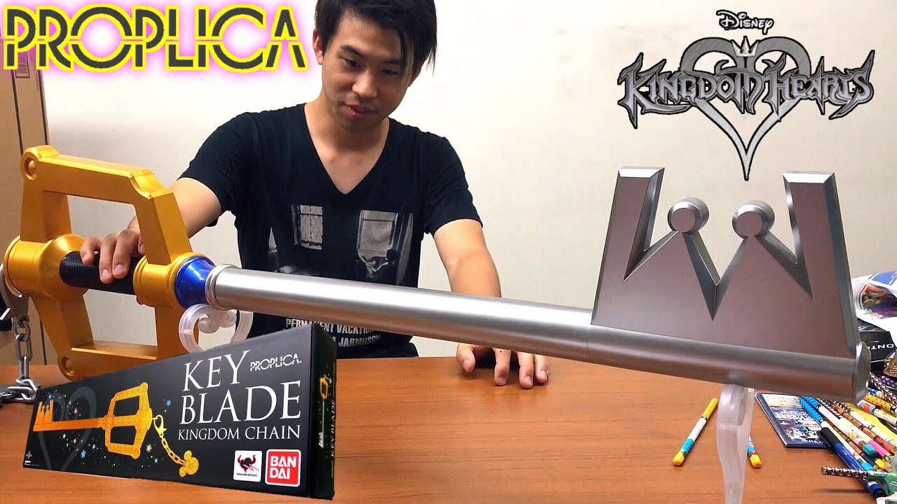 kingdomhearts proplica keyblade review sora weapon - YouTube
