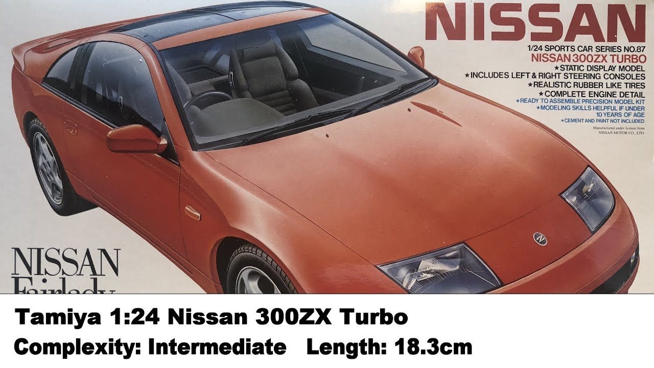 Tamiya 1:24 Nissan 300ZX Turbo Kit Review - YouTube
