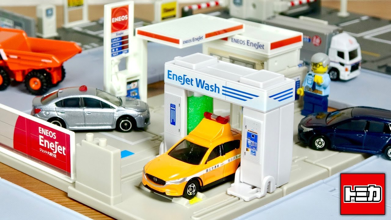 ENEOS gas stations should definitely have car washes! New Tomica