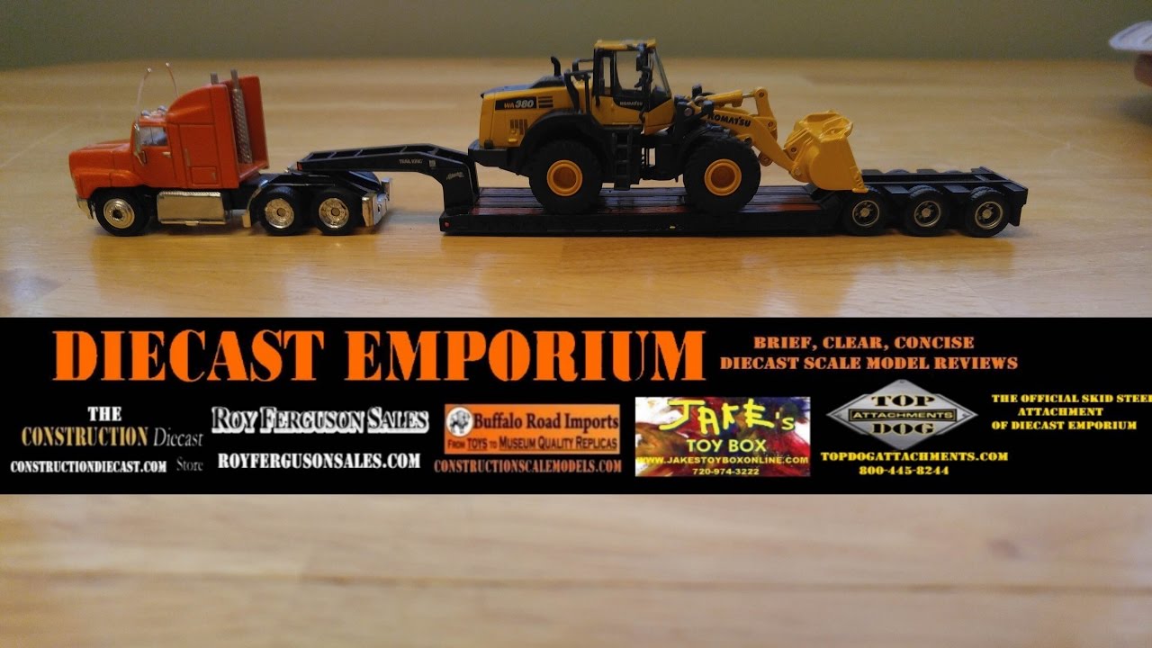 Komatsu WA380-8 Wheel Loader in 1/87 (HO) Scale - YouTube