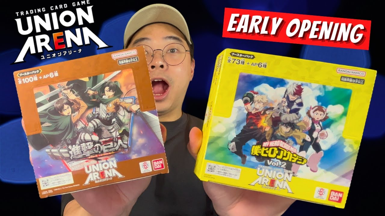 Union Arena Attack On Titans & My Hero Academia Vol. 2 Booster Box