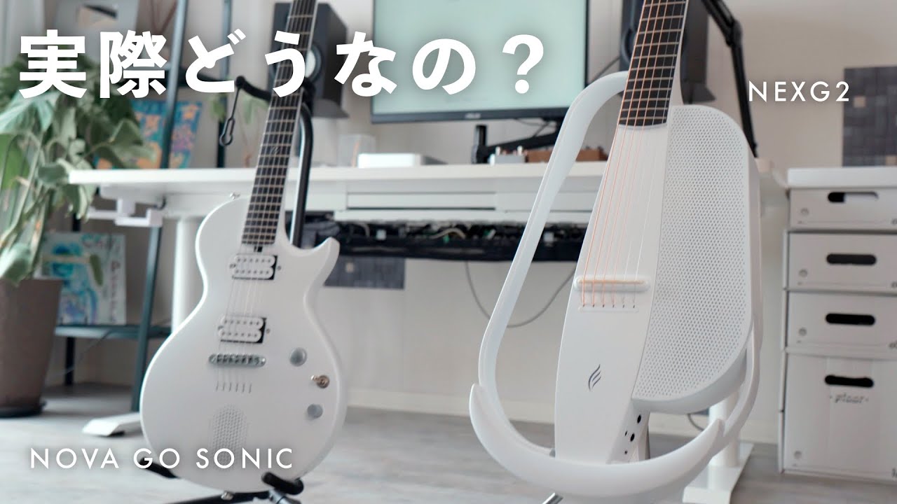 ENYA NOVA GO SONIC Black 次世代アンプ内蔵エレキギター マルチ