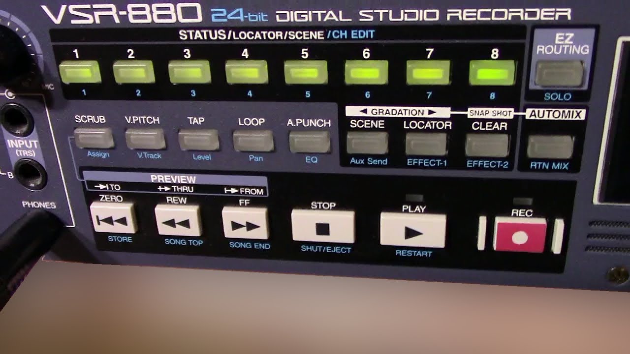 Roland VSR-880: Down & Dirty - YouTube