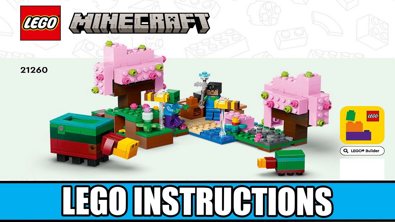 LEGO Instructions - Minecraft - 21260 - The Cherry Blossom Garden