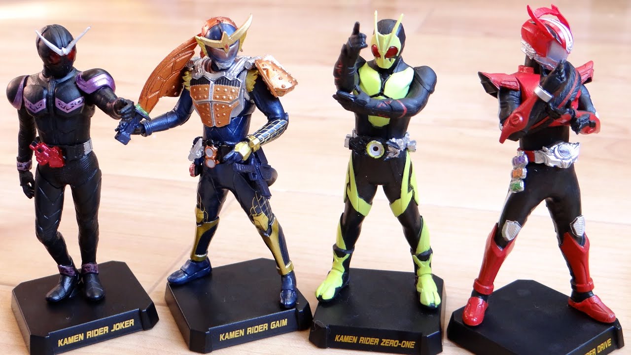 New HG Kamen Rider launches! 400 yen each, with stand and clear
