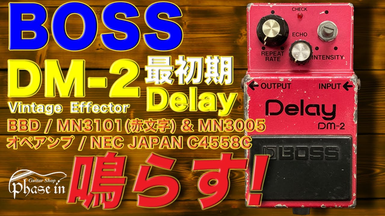 BOSS DM-2 Delay / #081500 /MN3101(赤文字) & MN3005 / NEC JAPAN