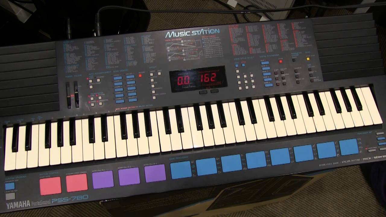 DEMO] YAMAHA PortaSound PSS-780 - YouTube