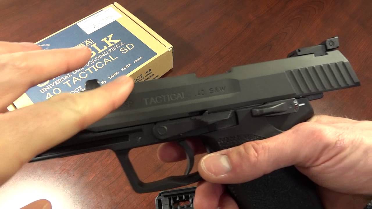 Tanio Koba USP .40 S&W Tactical airsoft pistol - YouTube