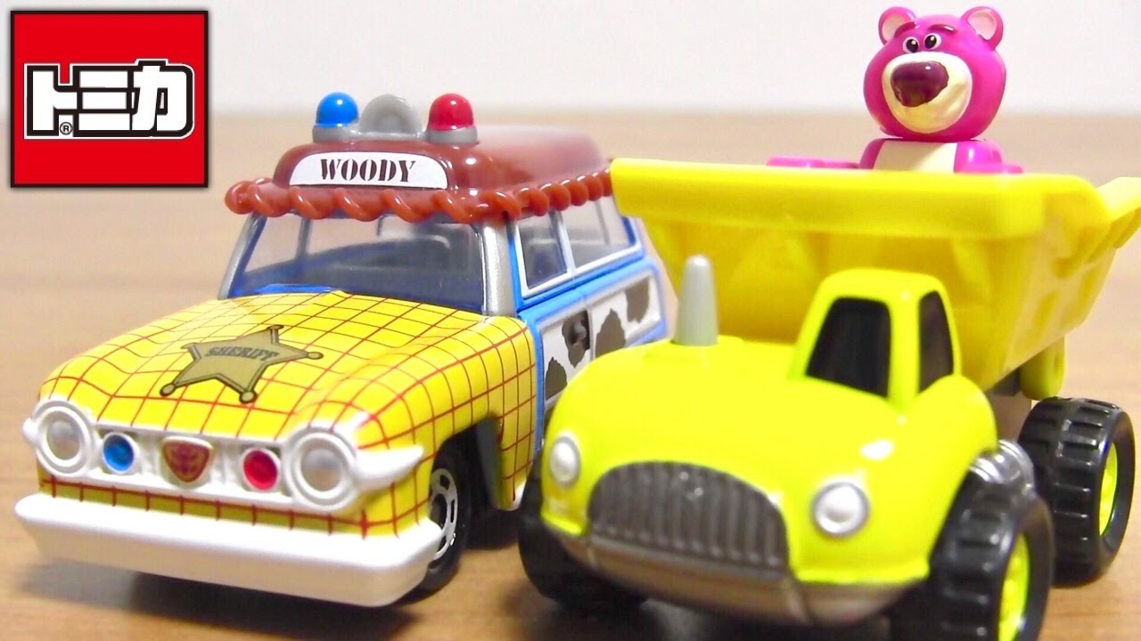 Tomica Toy Story Lagoon Wagon Woody Lotso Huggin' Bear & Dump