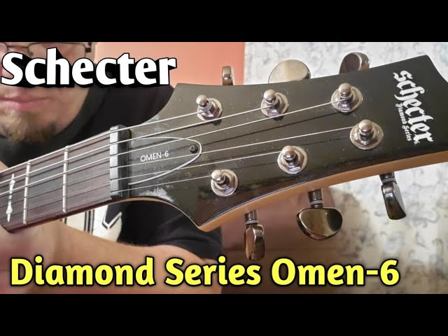 Unveiling my new Schecter Omen-6 Diamond Series Guitar - YouTube
