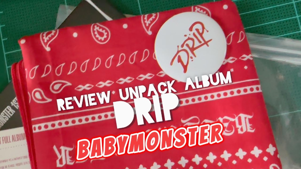 Review Unboxing Album 'DRIP' Babymonster Bandana version - YouTube