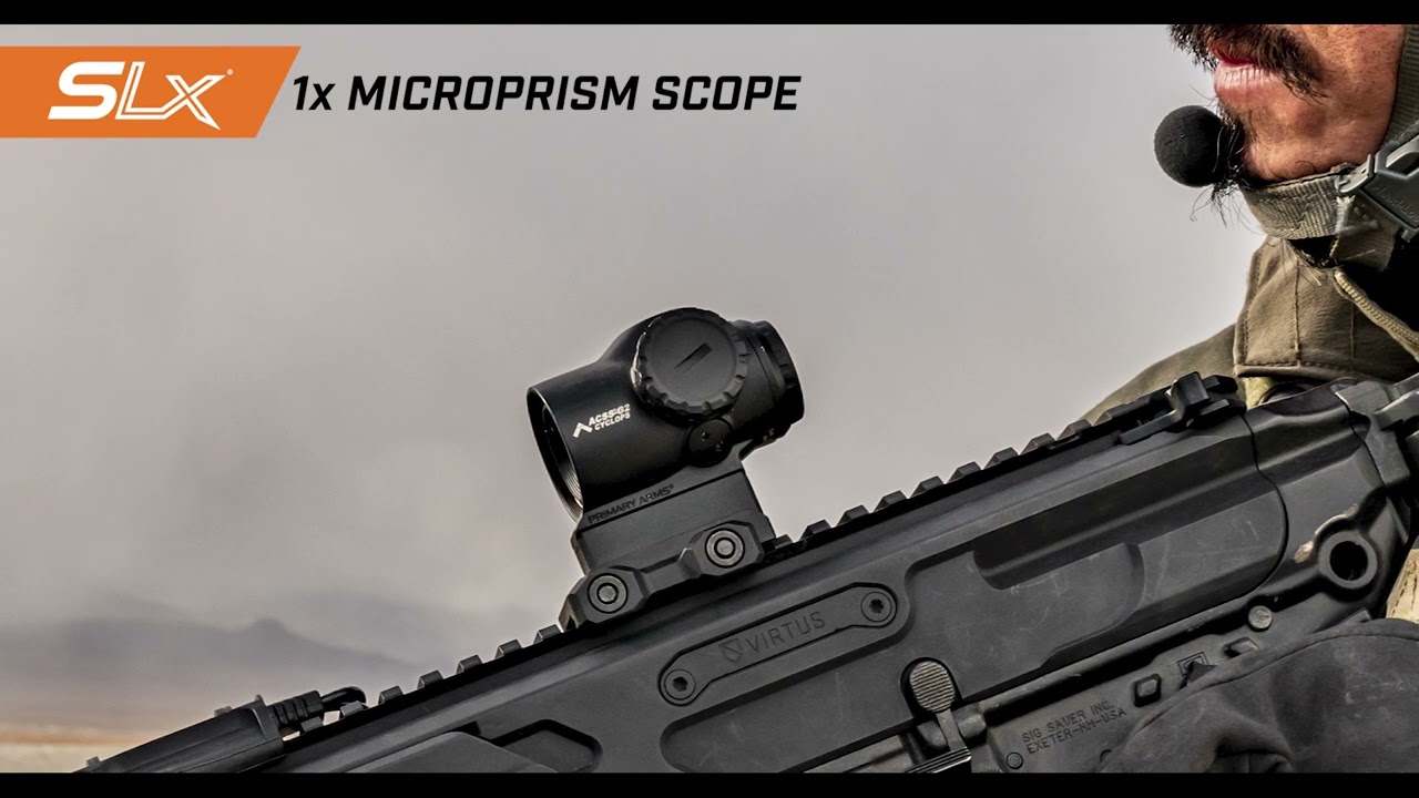 Primary Arms SLx 1X MicroPrism™ Scope - Red Illuminated ACSS
