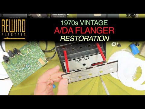 Vintage 1970s A/DA Flanger - Restoration - YouTube