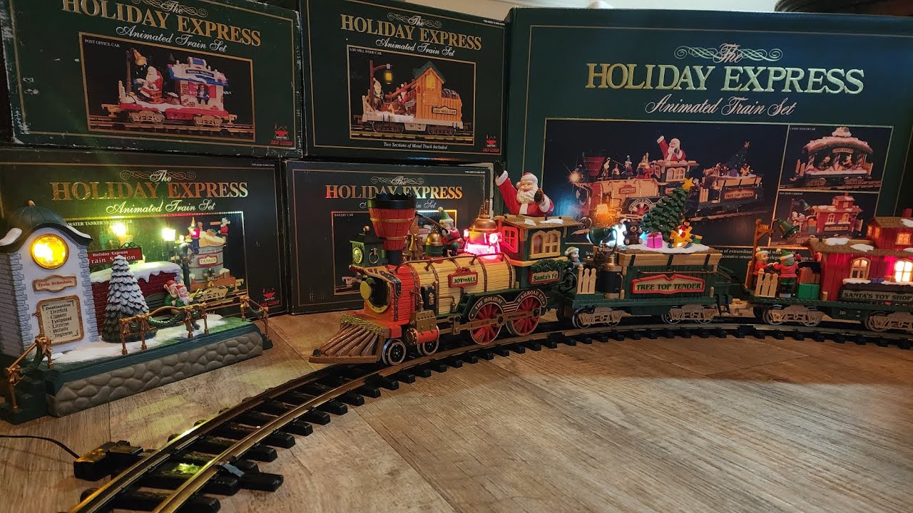 Holiday Express Animated Train Full Set 10 Cars (Limited Edition