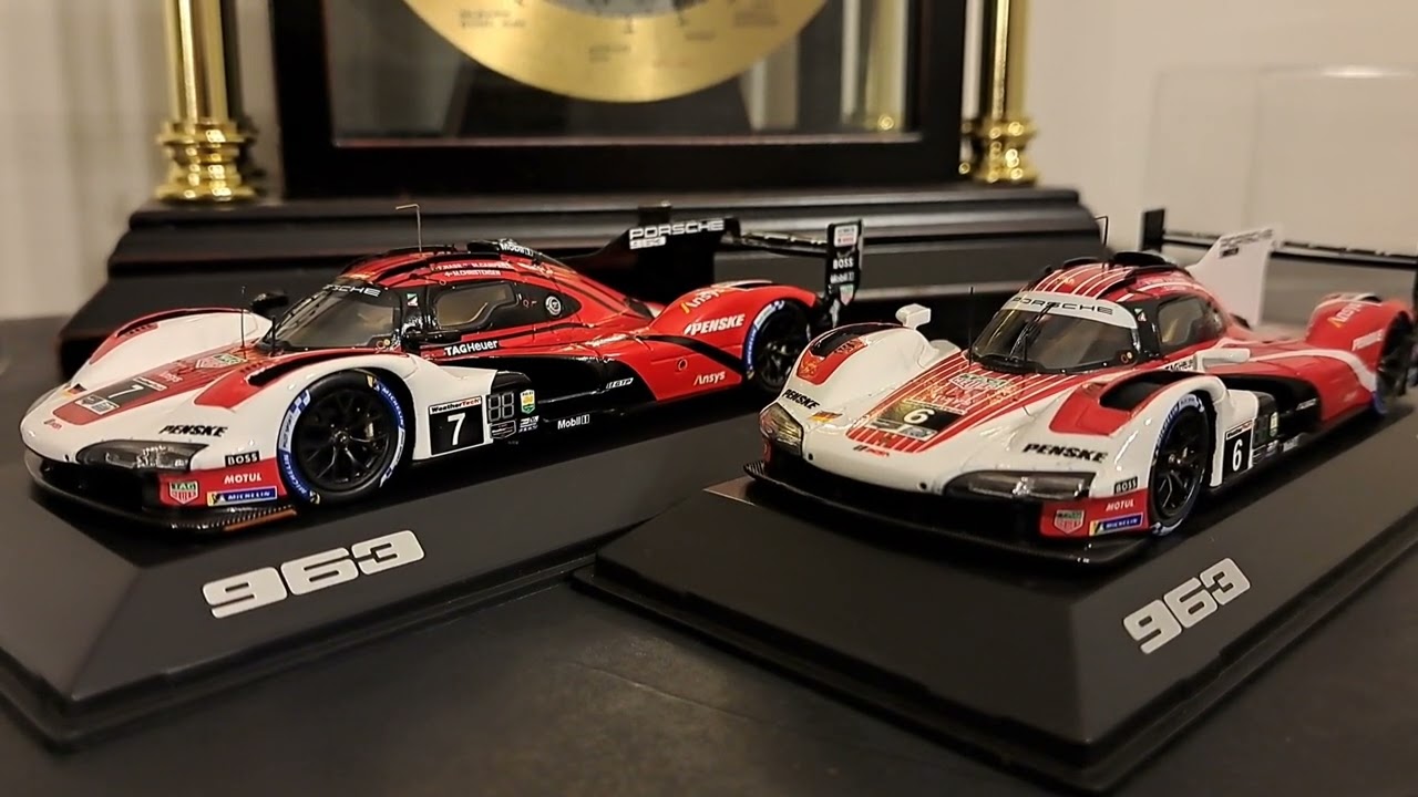 Review of (2) Spark 1/43 scale Penske Porsche 963s as presented at