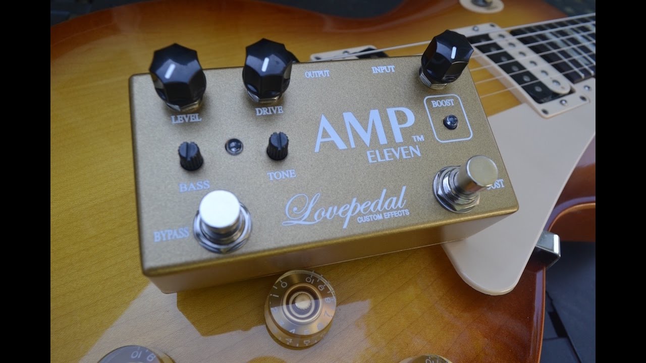 Lovepedal AMP ELEVEN GOLD オーバードライブ