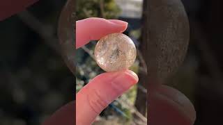 ホワイトガーデンクォーツ スフィア No.1 - ハイグレード天然石