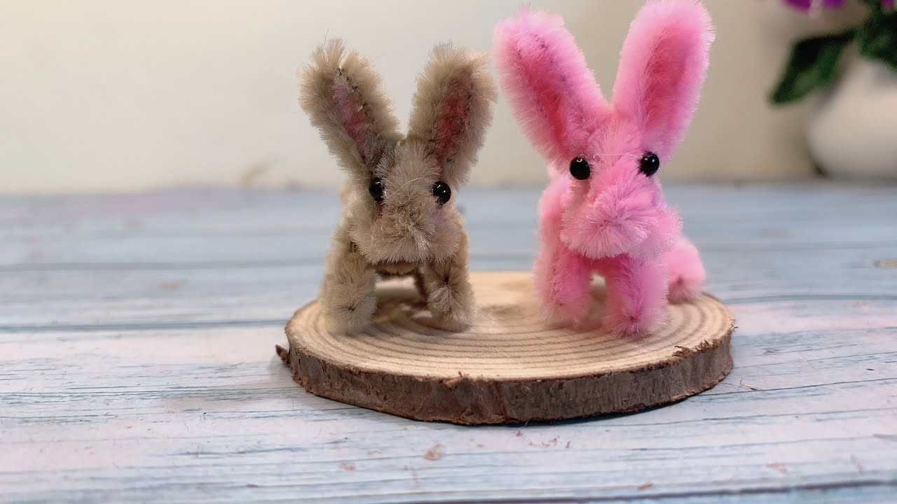 モフモフモール6mm くま・うさぎの作り方 - YouTube