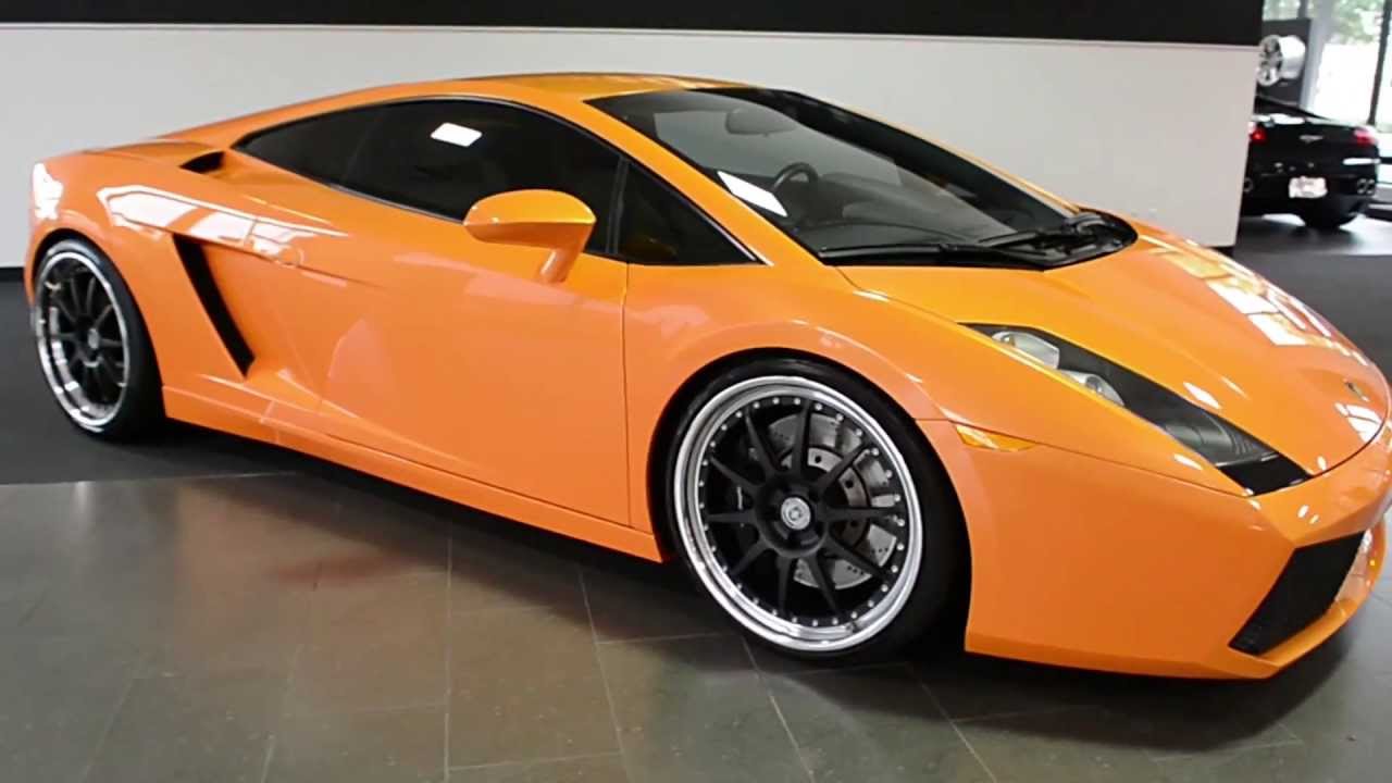 2005 Lamborghini Gallardo Arancio Borealis LC244 - YouTube