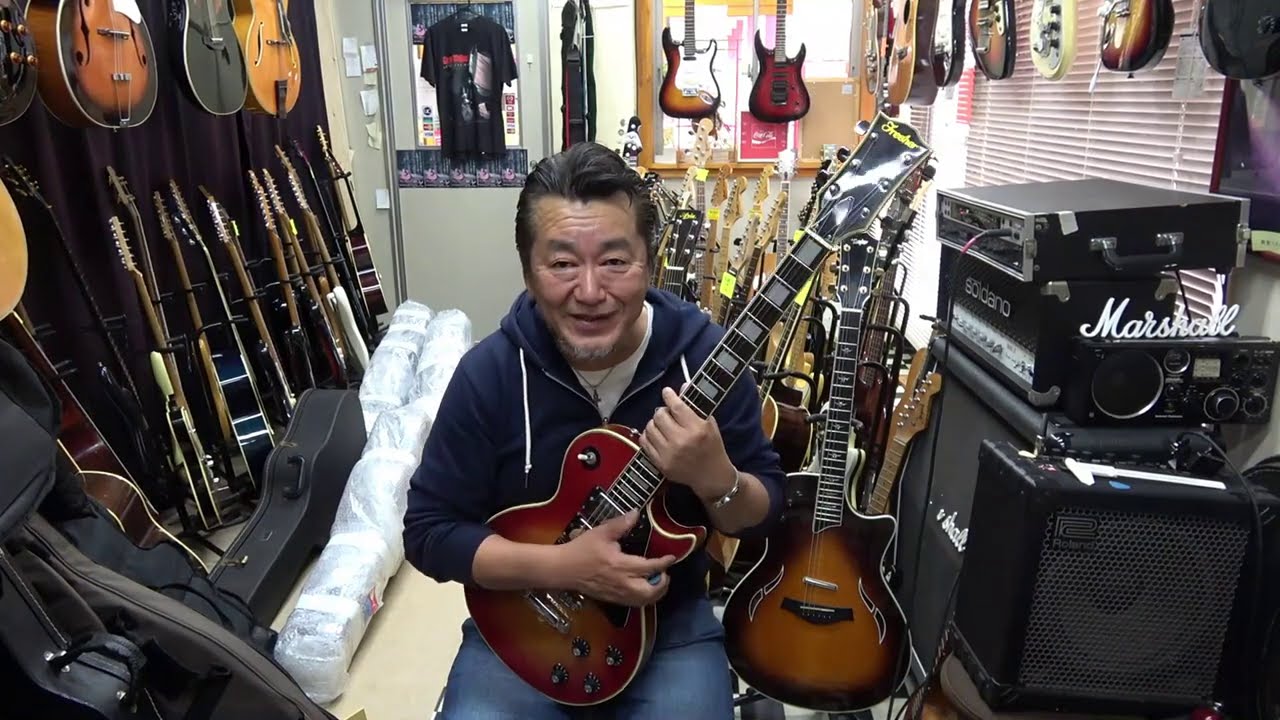 Fresher FL-331 フレッシャー レスポールカスタム タイプ - YouTube