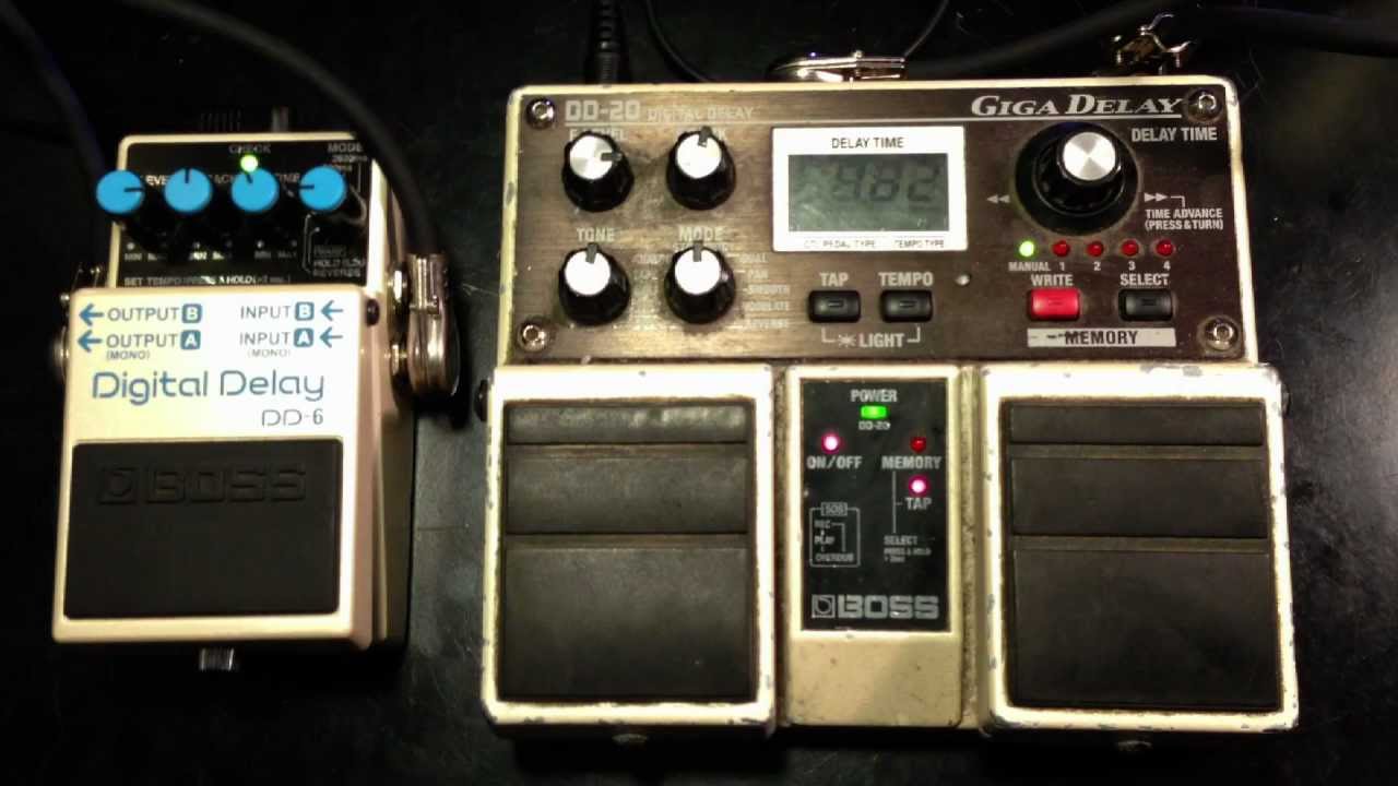 Boss DD-6 vs DD-20 - YouTube
