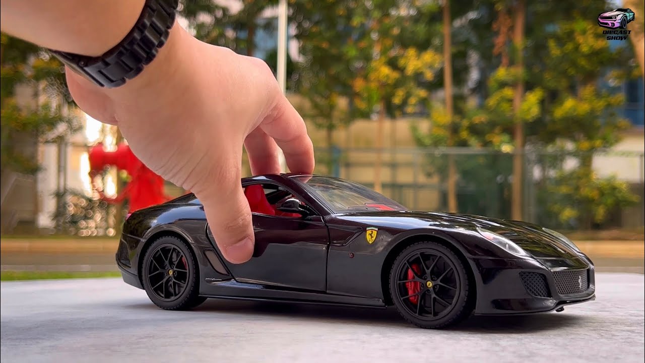 Unboxing Ferrari 599 GTO 1/18 Diecast Model by Hotwheels | Diecast