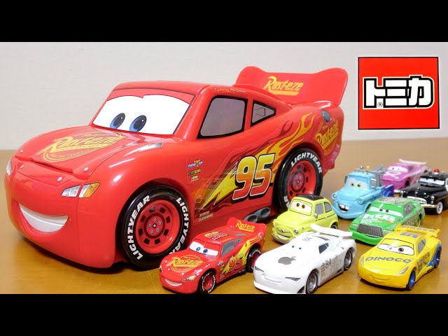 トミカ カーズ くるくる回転エレベーターが面白い!トルネード