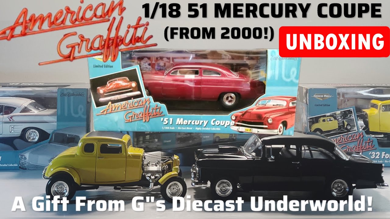 American Graffitti 1/18 1951 Mercury Chopped Coupe Unbox/Review