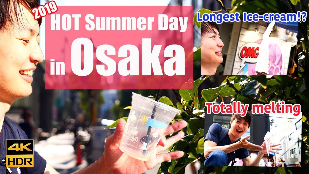 Rion's Sanpo 2] Osaka, Midosuji walking with local guide!! #095