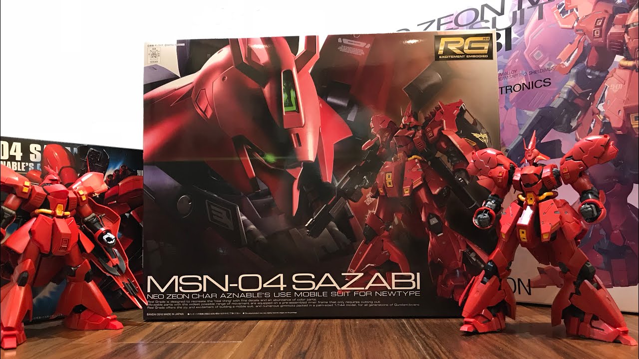 このサイズで最大級のギミック！最悪の事態に！！RGサザビーMSN