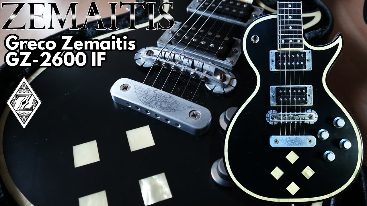 Greco ZEMAITIS GZ-2600-IF - YouTube