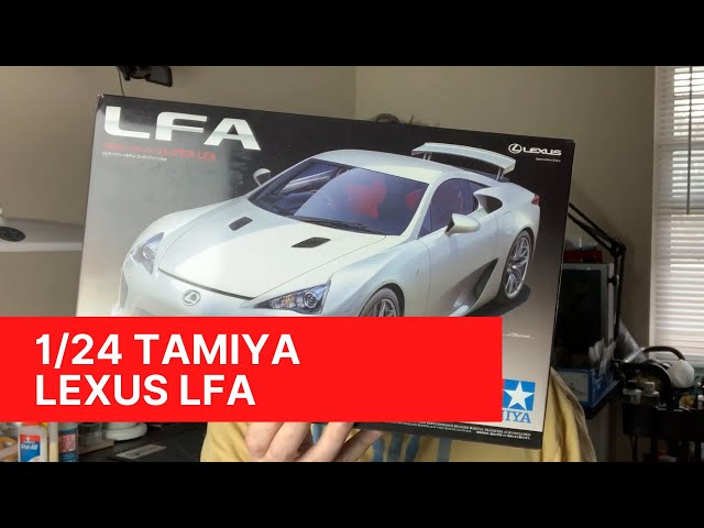 Tamiya 1/24 Lexus LFA: A look inside the box - YouTube