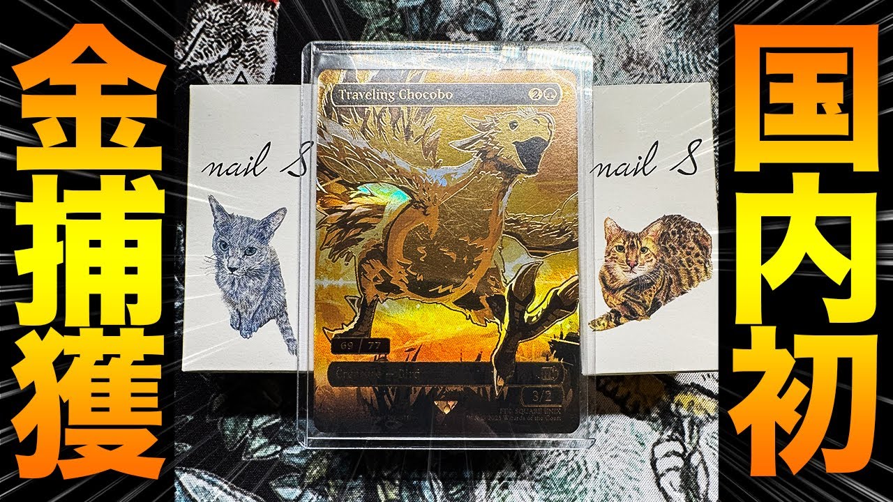 Urgent] A first in Japan!? A gold chocobo has appeared! Final