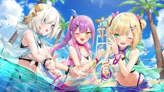 α2 ぶいすぽっ！ 浮き輪&水着 胡桃のあ スリーブ&プレイマット α2 ぶ